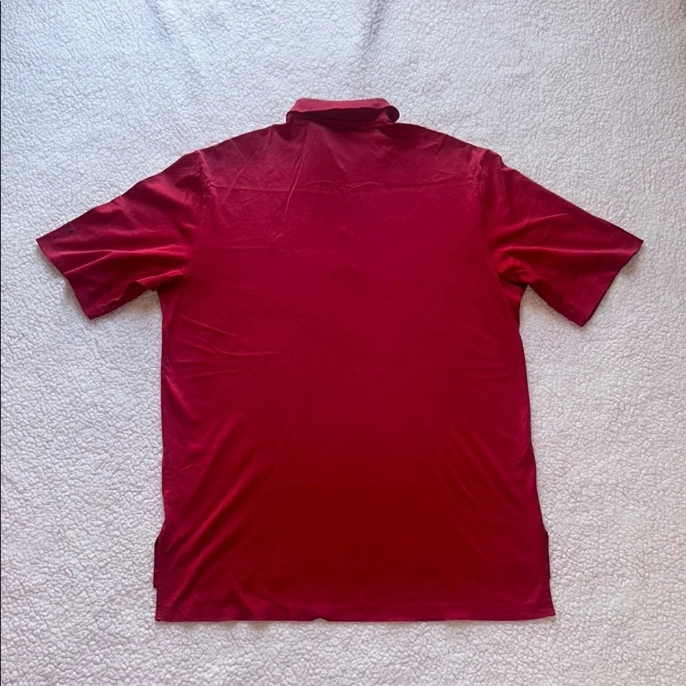 Ralph Lauren Red Polo Shirt with Classic Collar and Logo
